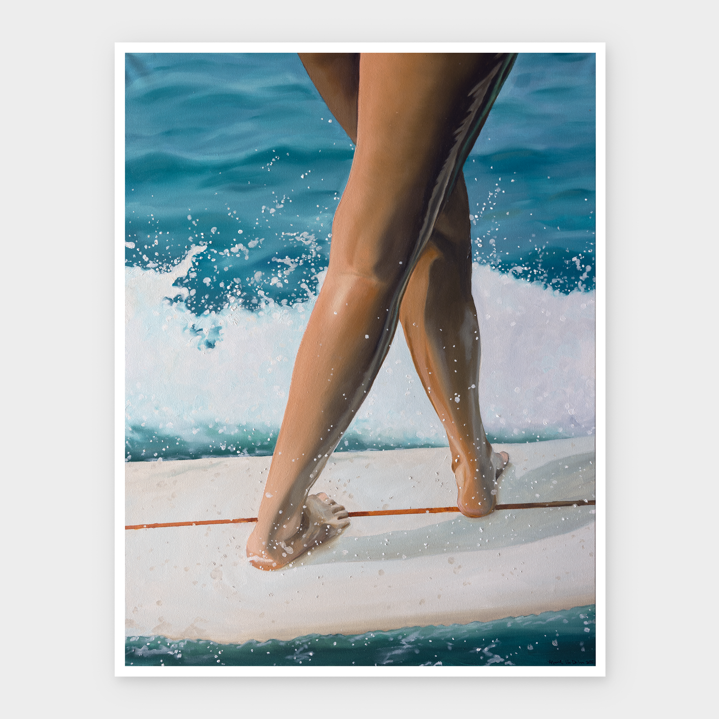 Salty Steps Print